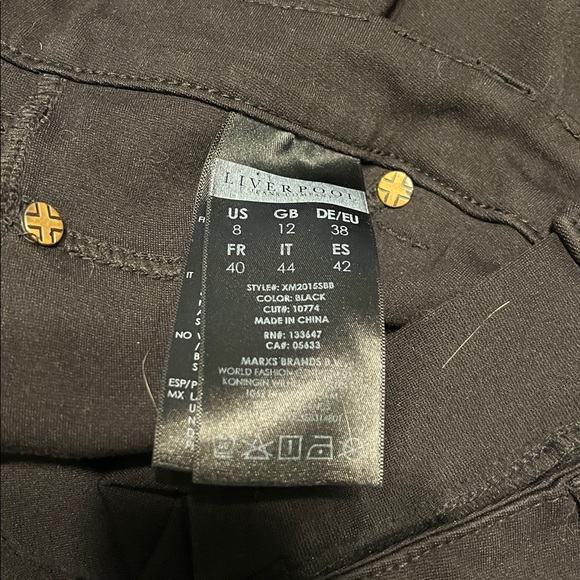 Liverpool Jeans Company black skinny jeans size 8/29 - Picture 7 of 7
